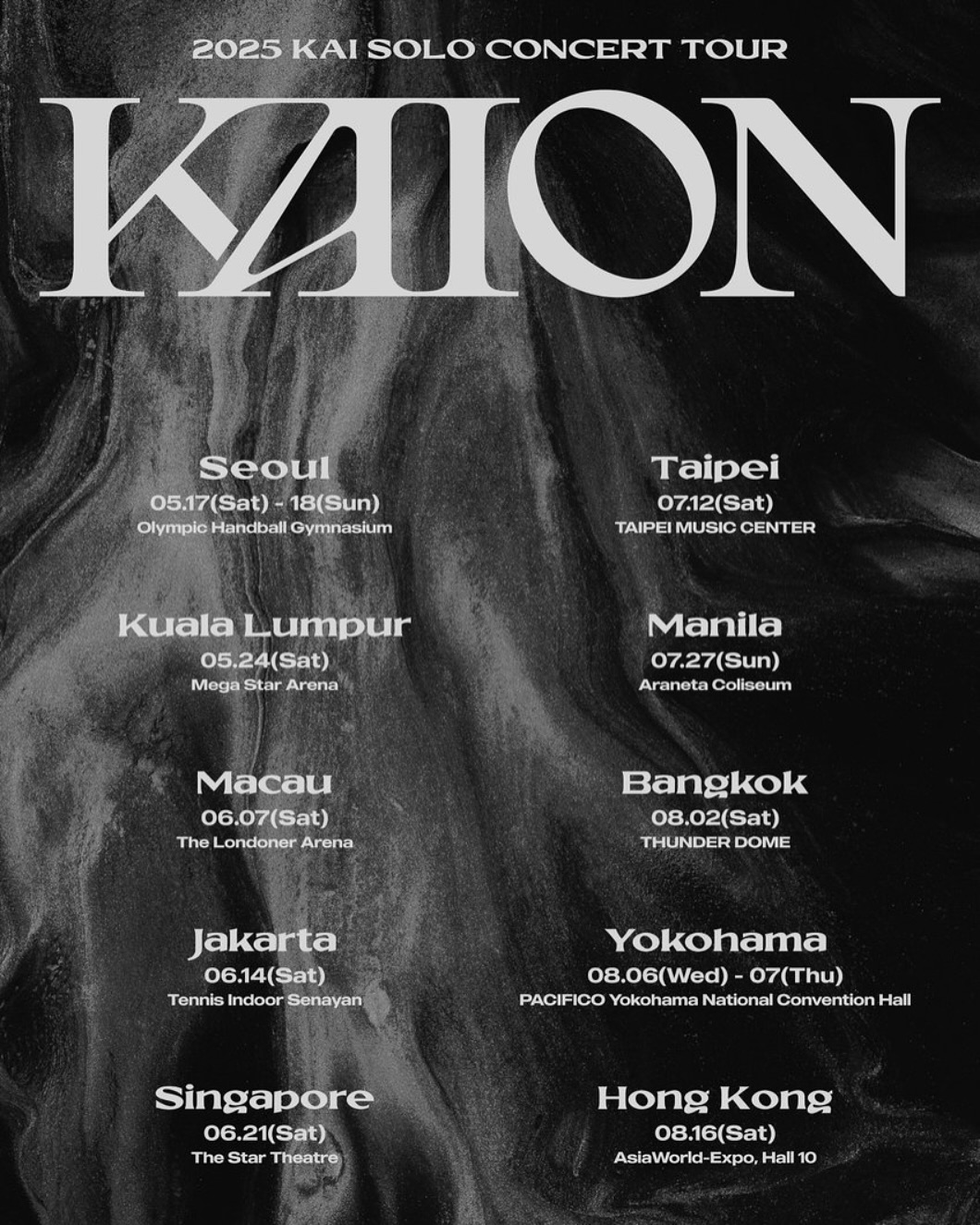 KAI KAION Tour Poster 2025